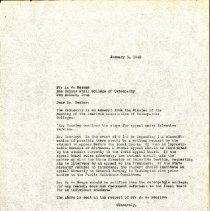 Letter to A. D. Becker from John Denslow