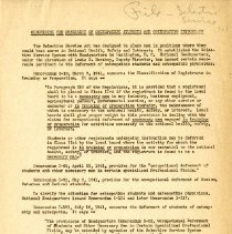 Concerning the Deferment of Osteopathic Students and Physicians