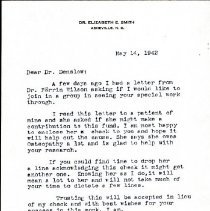 Letter to John Denslow from Elizabeth Smith