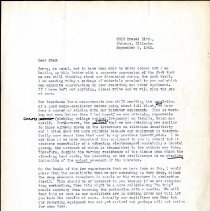 Letter to John Denslow from Maurice Silver