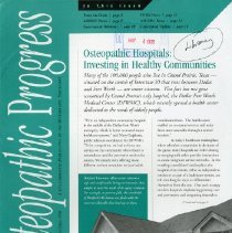 Osteopathic Progress, Vol. 1, No. 2
