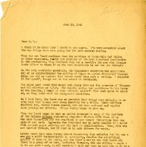 Letter to P. W. Gibson from John Denslow