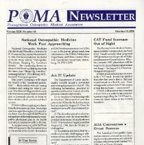 POMA Newsletter, Vol. XXII, No. 18