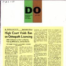 High Court Voids Ban on Osteopath Licensing