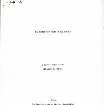 The Osteopathic Story in California