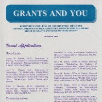Grants and You