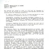 Board of Certification Meeting Minutes