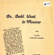 Dr. Dahl Went to Moscow