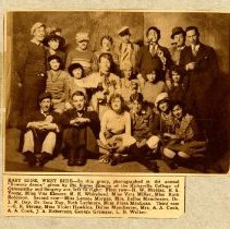 Phi Sigma Gamma Dance Newspaper Clipping