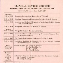 Clinical Review Course Program