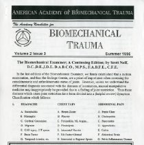 Biomechanical Trauma, Vol. 2, No. 3