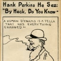 Hank Perkins He Sez By Heck Do You Know