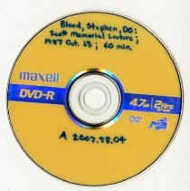 Scott Memorial Lecture