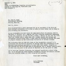 Letter to John Jones from H. E. Peterson