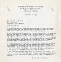 Letter to Richard Michael from H. E. Petersen