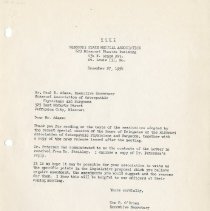 Letter to Paul Adams from Tom O'Brien