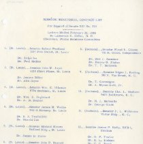 Missouri Senatorial Contact List for Support of Senate Bill 226