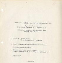 MAOPS Board of Trustees Special Session Agenda