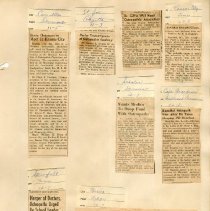 Page 1 of the MAOPS Scrapbook