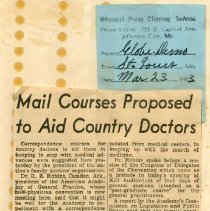 Mail Courses Proposed