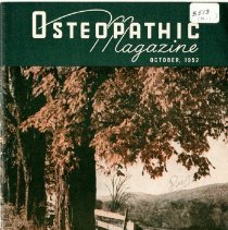 The Osteopathic Magazine, Vol. 39 No. 10