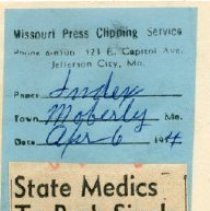 State Medics to Push Single Licensing Plan