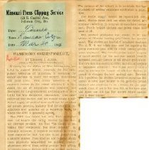 Washington Correspondence