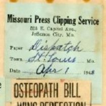 Osteopath Bill Wins Perfection Vote in House