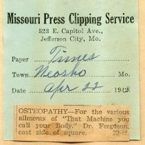 Osteopathic Practice Announcement