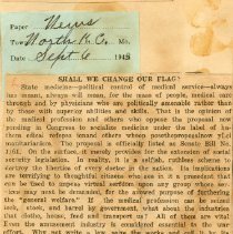 Shall We Change Our Flag