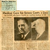 Medical Care for Seven Cents a Day