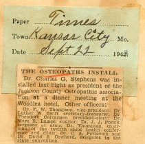 Osteopaths Installation