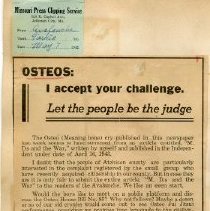 Osteos I Accept Your Challenge