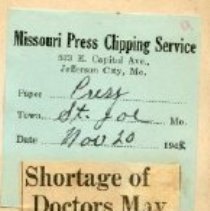 Shortage of Doctors May Be Felt Here