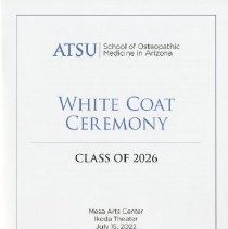 SOMA White Coat Ceremony Program