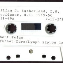 Bent Twigs, Father Dura and Lymph Siphon Techniques