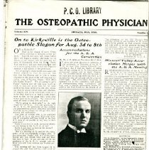 The Osteopathic Physician Volume XIV Number 1