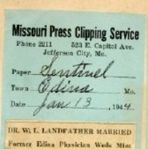 W. L. Landfather Married