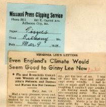 Virginia Lee's Letters