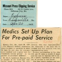 Medics Set Up Plan for Pre-Paid Service