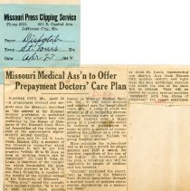 Missouri Medical Association to Offer Care Plan