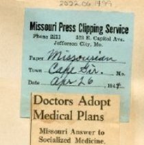 Doctors Adopt Medical Plans