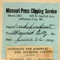 Movement for Hospital for Atchison County