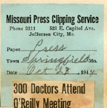 300 Doctors Attend O’Reilly Meeting