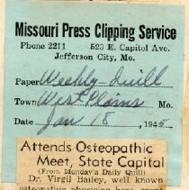 Attends Osteopathic Meet