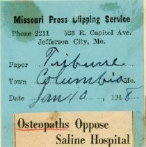 Osteopaths Oppose Saline Hospital