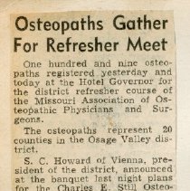 Osteopaths Gather For Refresher Meet