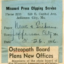 Osteopath Board Plans New Offices