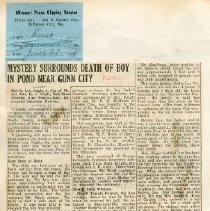 Mystery Surrounds Death of Boy in Pond Near Gunn City