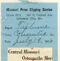 Central Missouri Osteopaths Meet